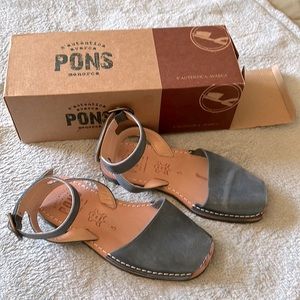 PONS Avarca Handmade in SPAIN. Most comfortable sandal! French blue!